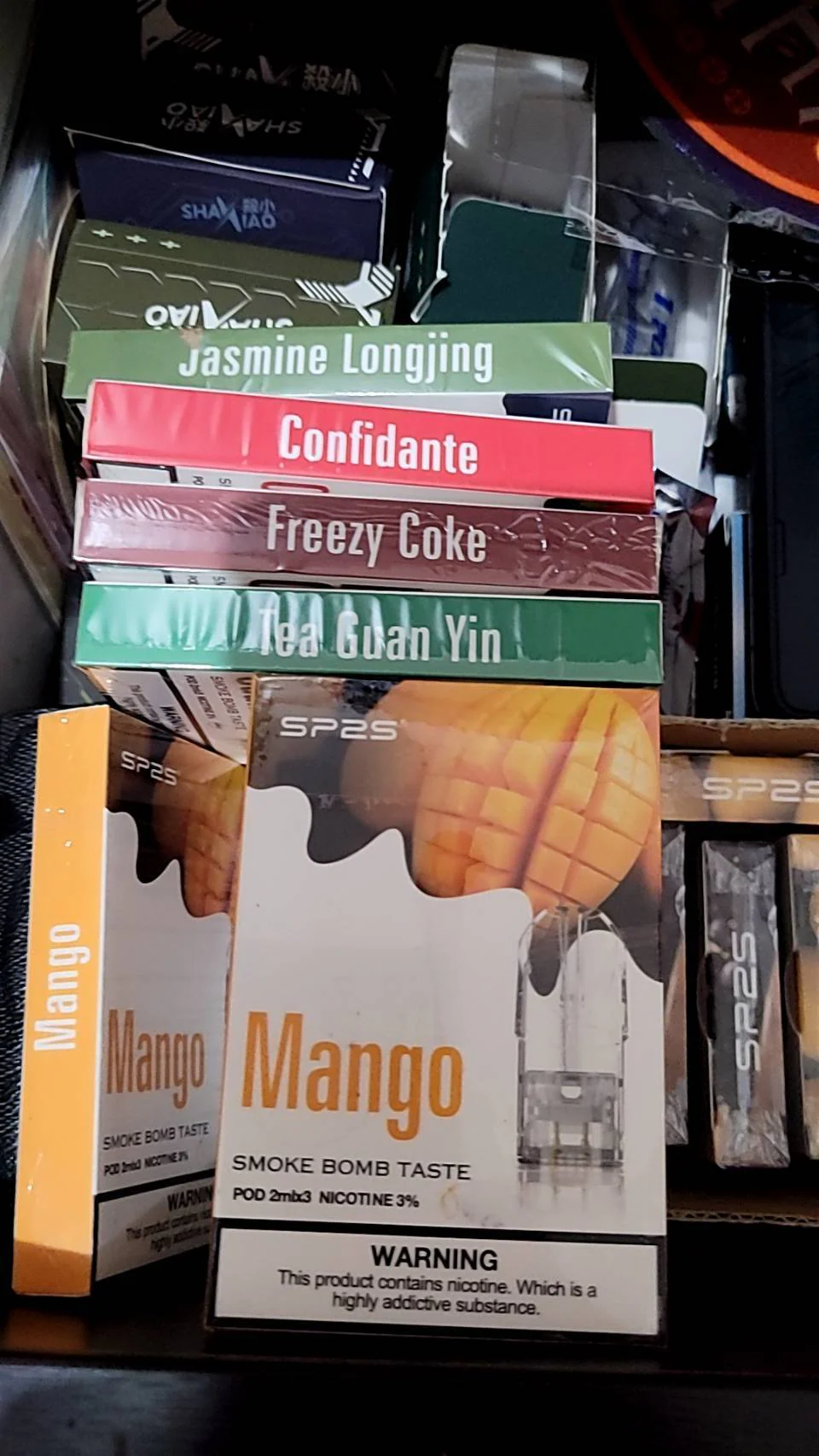 SP2思博瑞煙彈透明霧化彈 台灣熱銷 一代主機通用 原廠正品