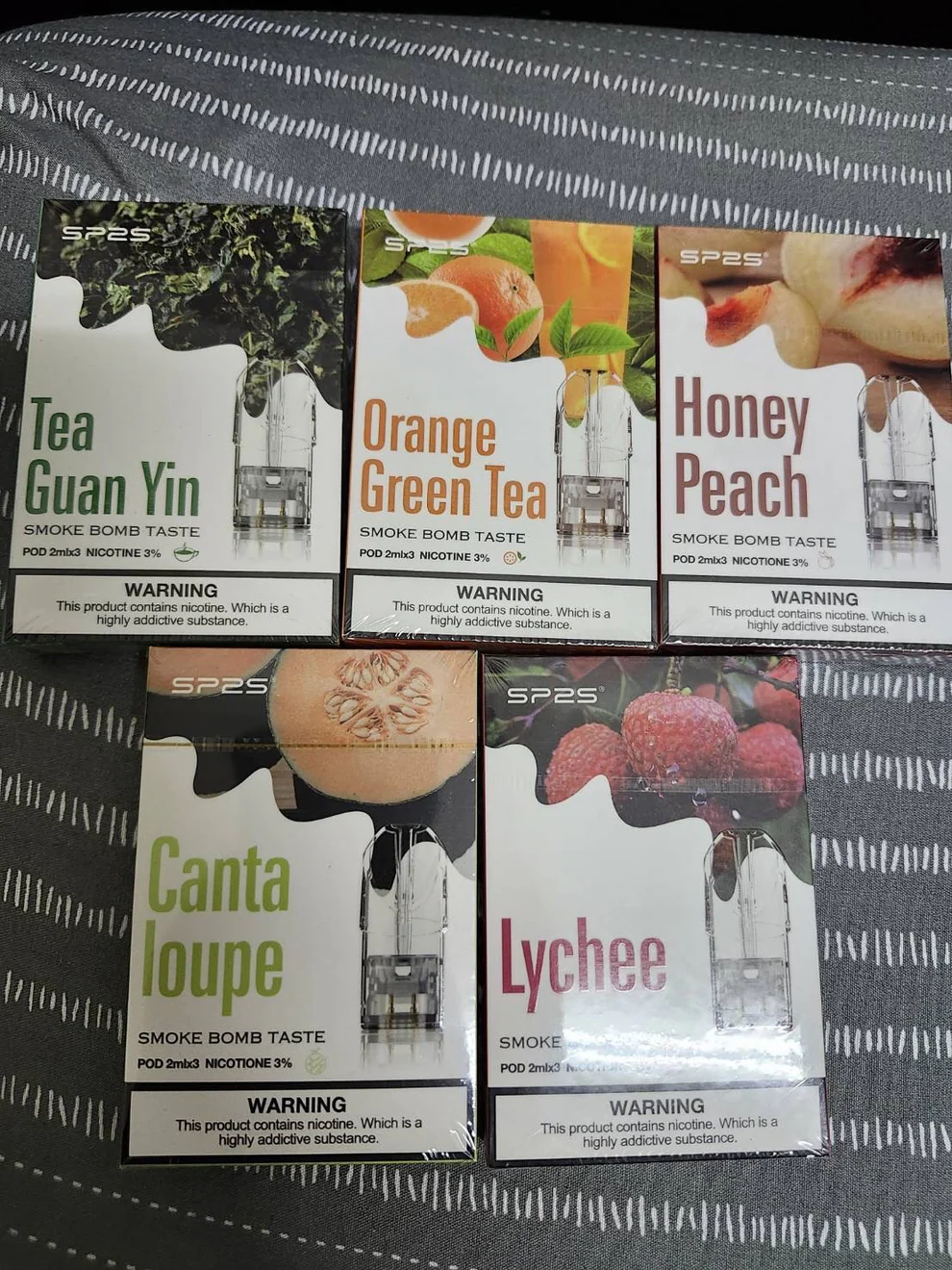 SP2思博瑞煙彈透明霧化彈 台灣熱銷 一代主機通用 原廠正品